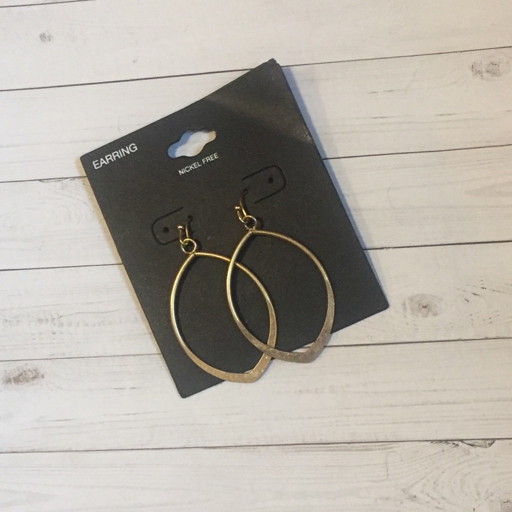 Gold earrings